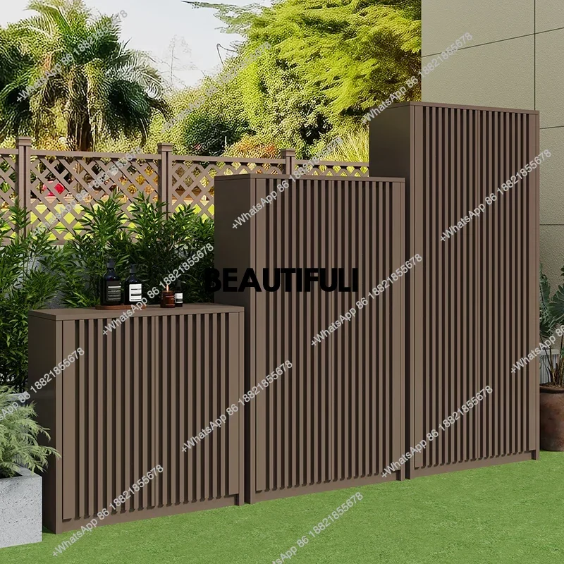 Aluminum Alloy Locker Waterproof Sunscreen Outdoor Balcony Garden Storage Cabinet