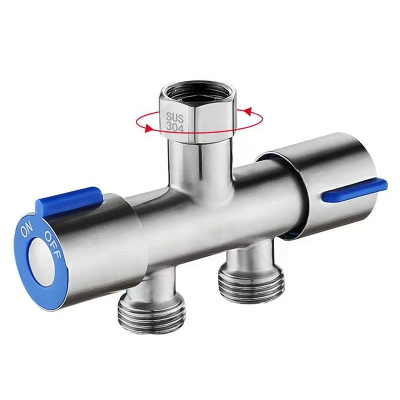 2Pcs Hose Splitter Outdoor Hose Outdoor Plug Adapter Water Hose Connector Hose Splitter Two Way Tap Splitter Machine