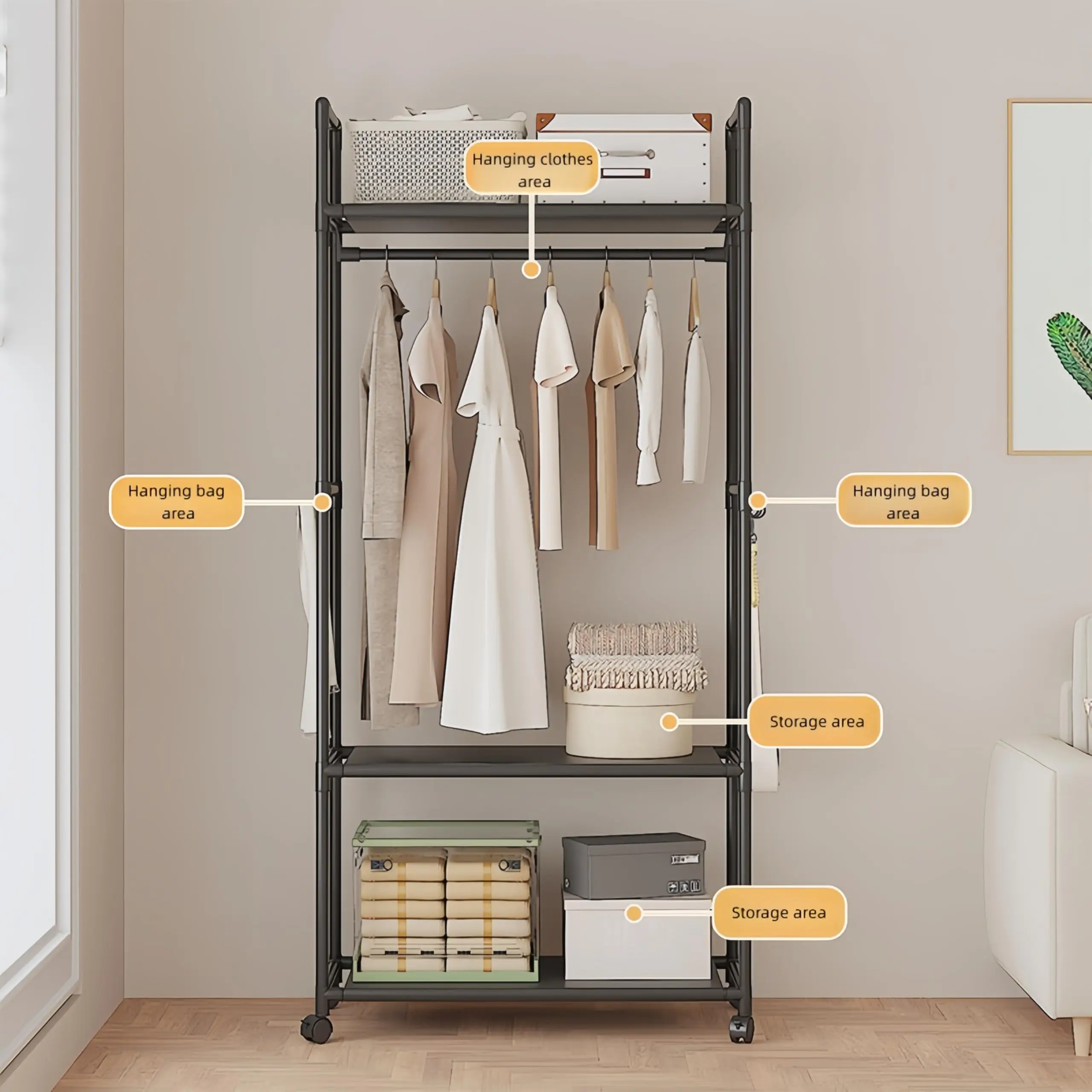 Thumbnail 2 - #10 Cheap Garment Storage Racks Worth Buying