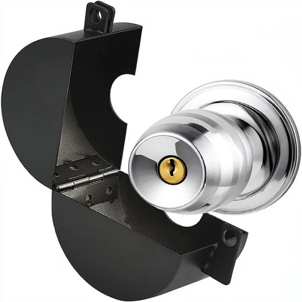 Heavy Duty Stainless Steel Door Handle Guard For JS Valve Knob Lockout Device Security Shield Safety Cover