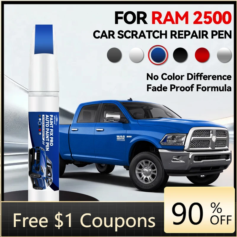 

Автомобильные аксессуары для ремонта кузова RAM 2500 1990-2026: Карандаш для подкраски, средство для удаления царапин, DIY-аксессуары для авто, черный, белый, серебристый