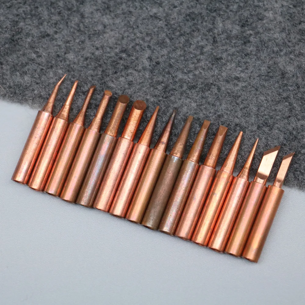 

1/4/5PCS 900M T Series Pure Copper Soldering Iron Tip Lead-free Welding Sting For Hakko 936 FX-888D 852D+ Soldering Iron Station