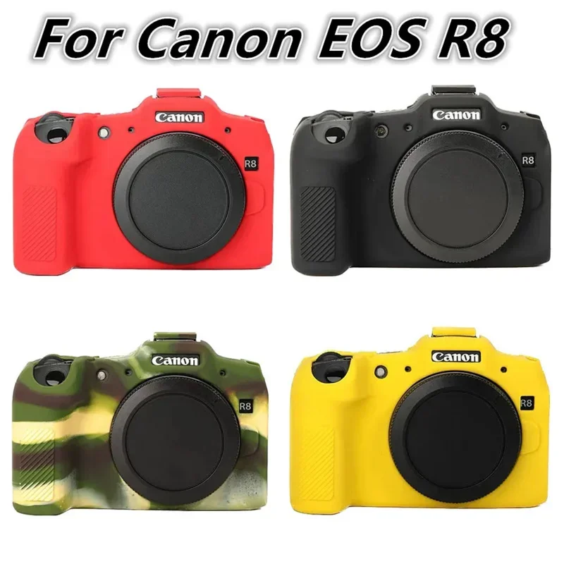 

DSLR camera bag For Canon EOS R100 R8 R7 R6 r6ii R5 R10 R50 R RP 70D 80D 2000D T7 soft silicone skin case protective body cover