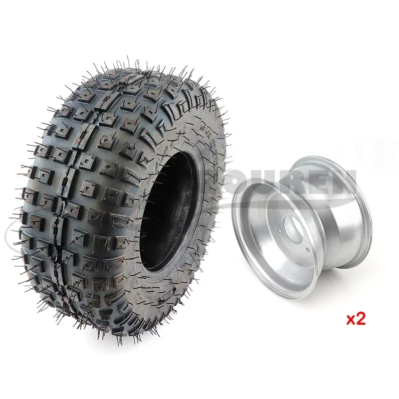 

2Pcs/Lot 6 Inch ATV Wheel 145/70-6 All Terrain Vehicle Tyre Fit For 50cc 70cc 110cc Small Quad Front Or Rear Wheels