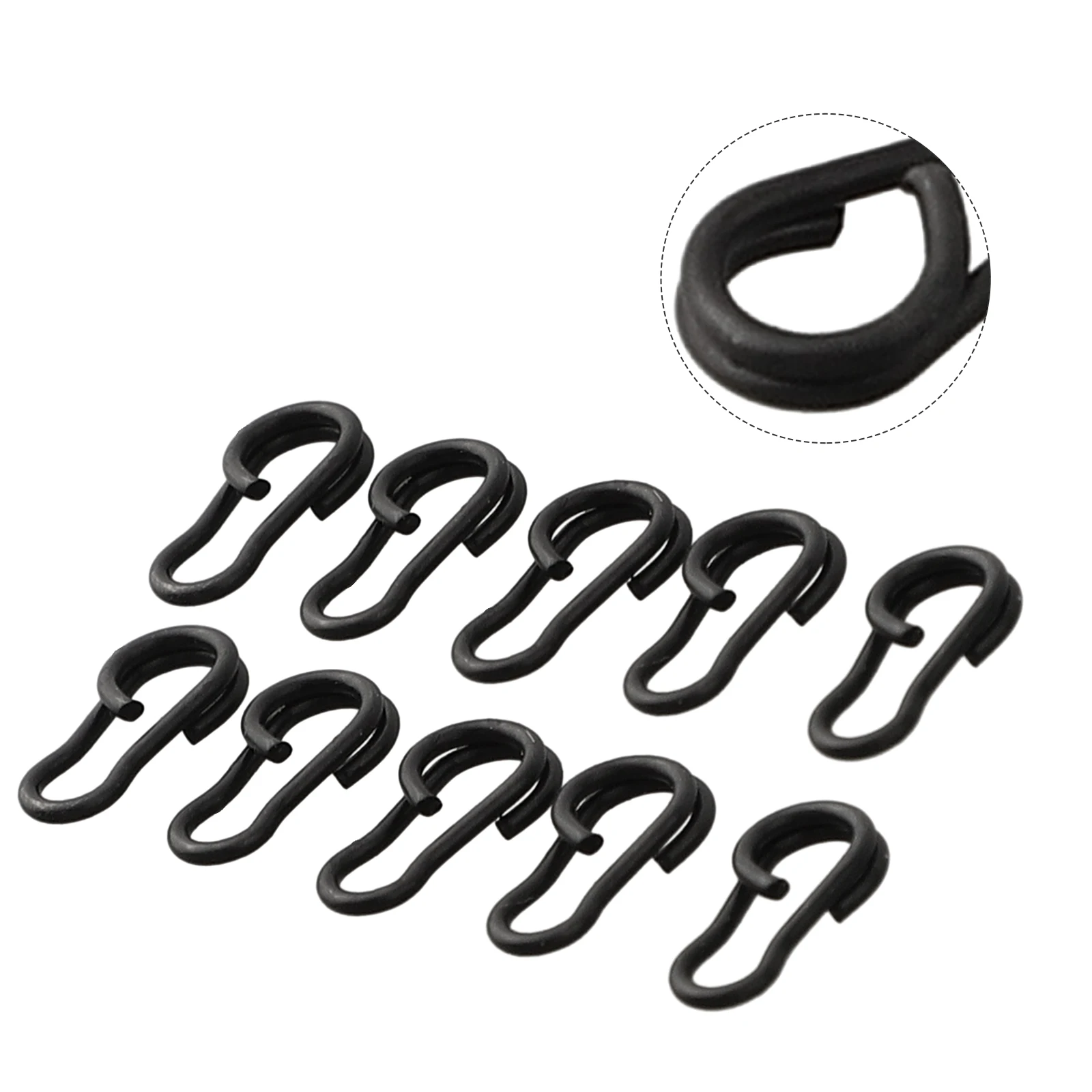 

20 X Hook Snaps Stainless Steel Fishing Snap Clips Speed Links Swivel Hook Snap Carp Terminal Tackle Fishing Accessories