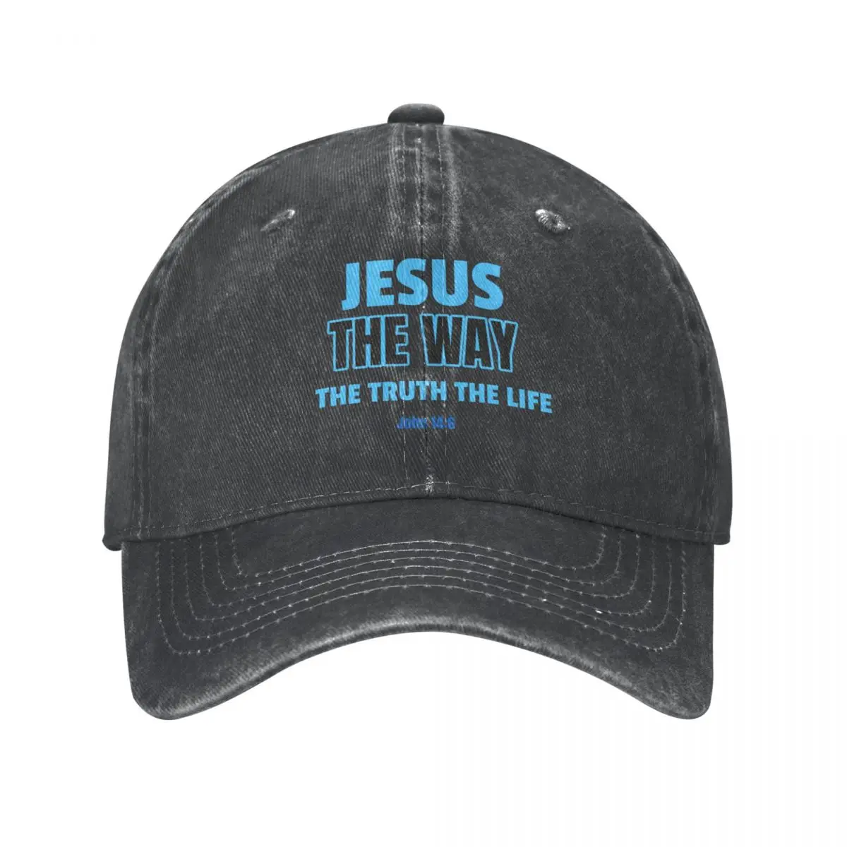 Jesus The Way The Truth The Life John 14:6 Cowboy Hat Trucker Hat Luxury Hat Luxury Brand Baseball For Men Women's