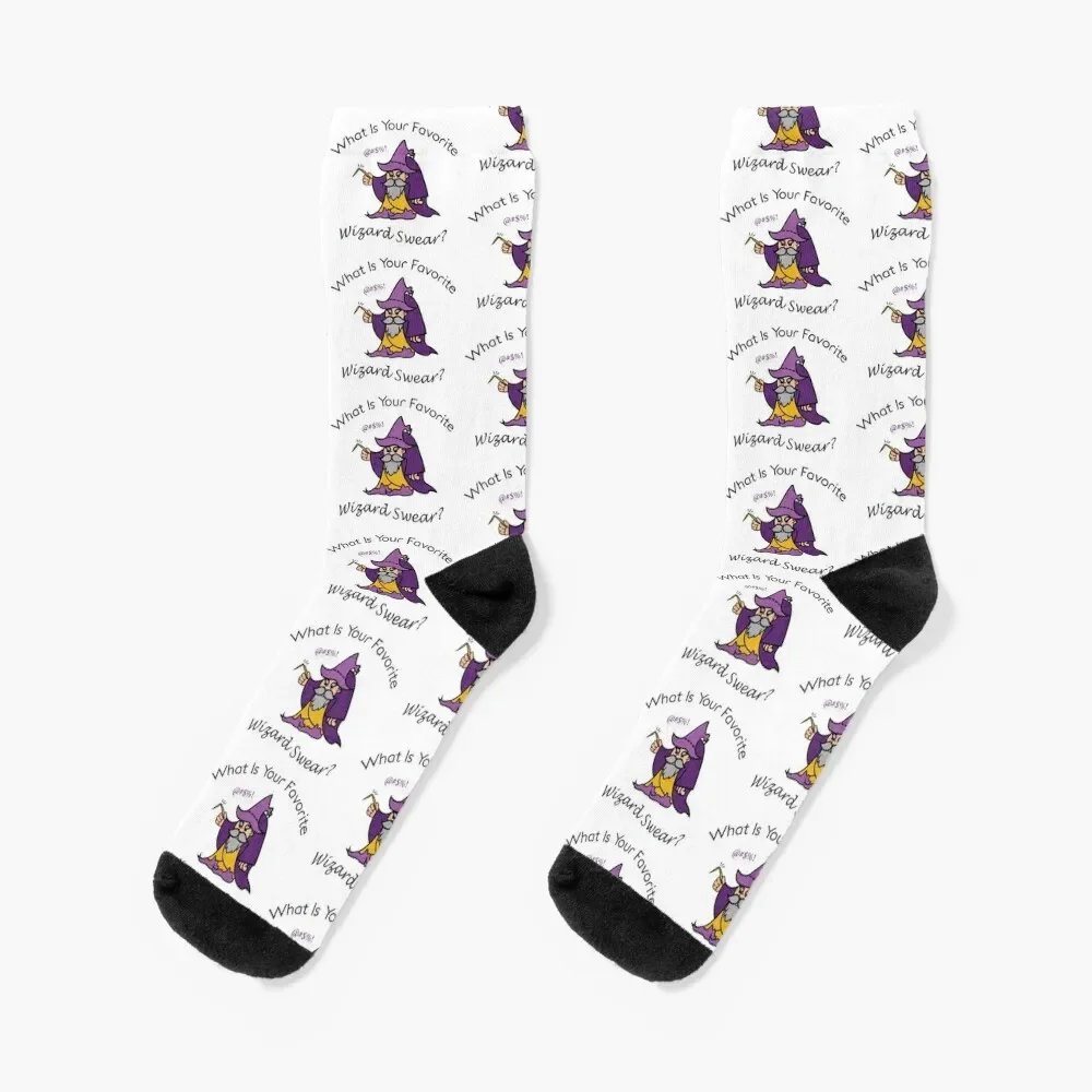 

MBMBaM - What Is Your Favorite Wizard Swear Socks tennis winter kawaii sports and leisure Women's Socks Men's