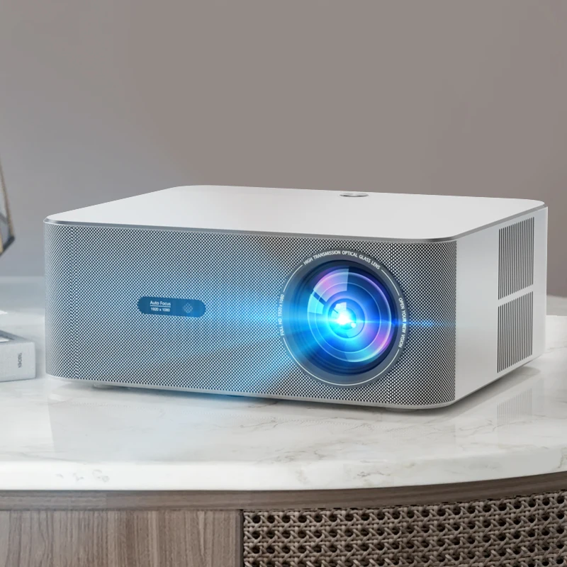 P7 New USB Video 800 Ansi Lumens 1080P Native Projector Auto Keystone Hd Projector  Lcd 4K Overhead Projector for Classroom