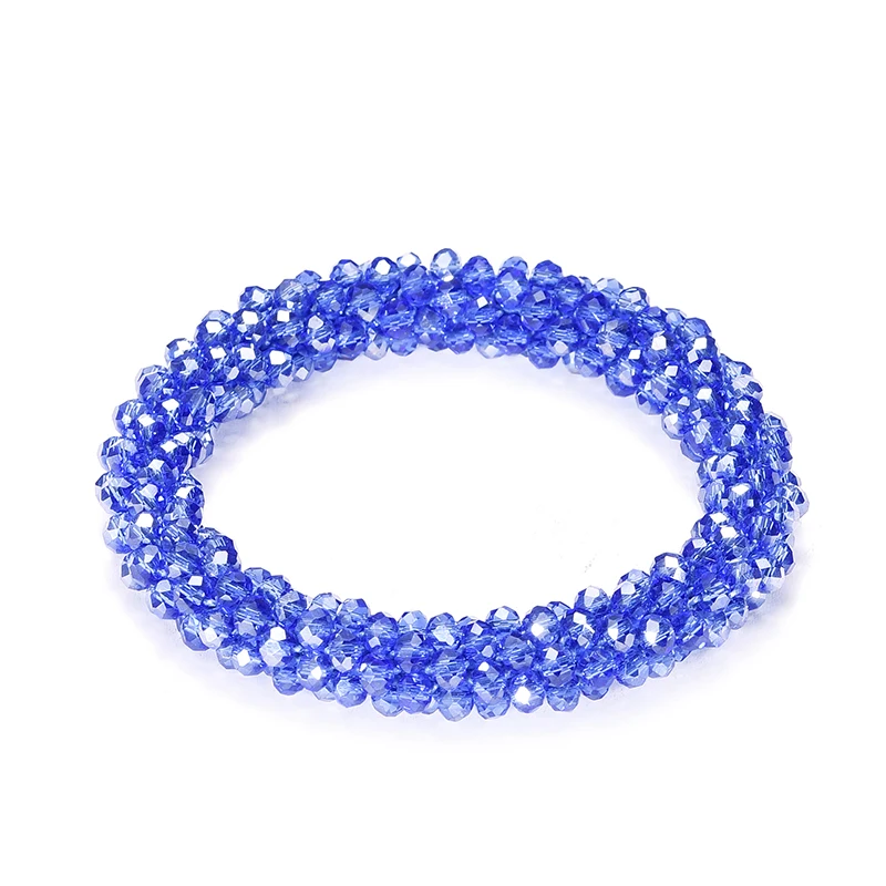 Boho Elastische Armbänder für Frauen, Vintage Stretch Bohemian Femme Haar-Accessoire, Kristallglasperlen-Armbänder, Party-Schmuck, Geschenk – Detail 23