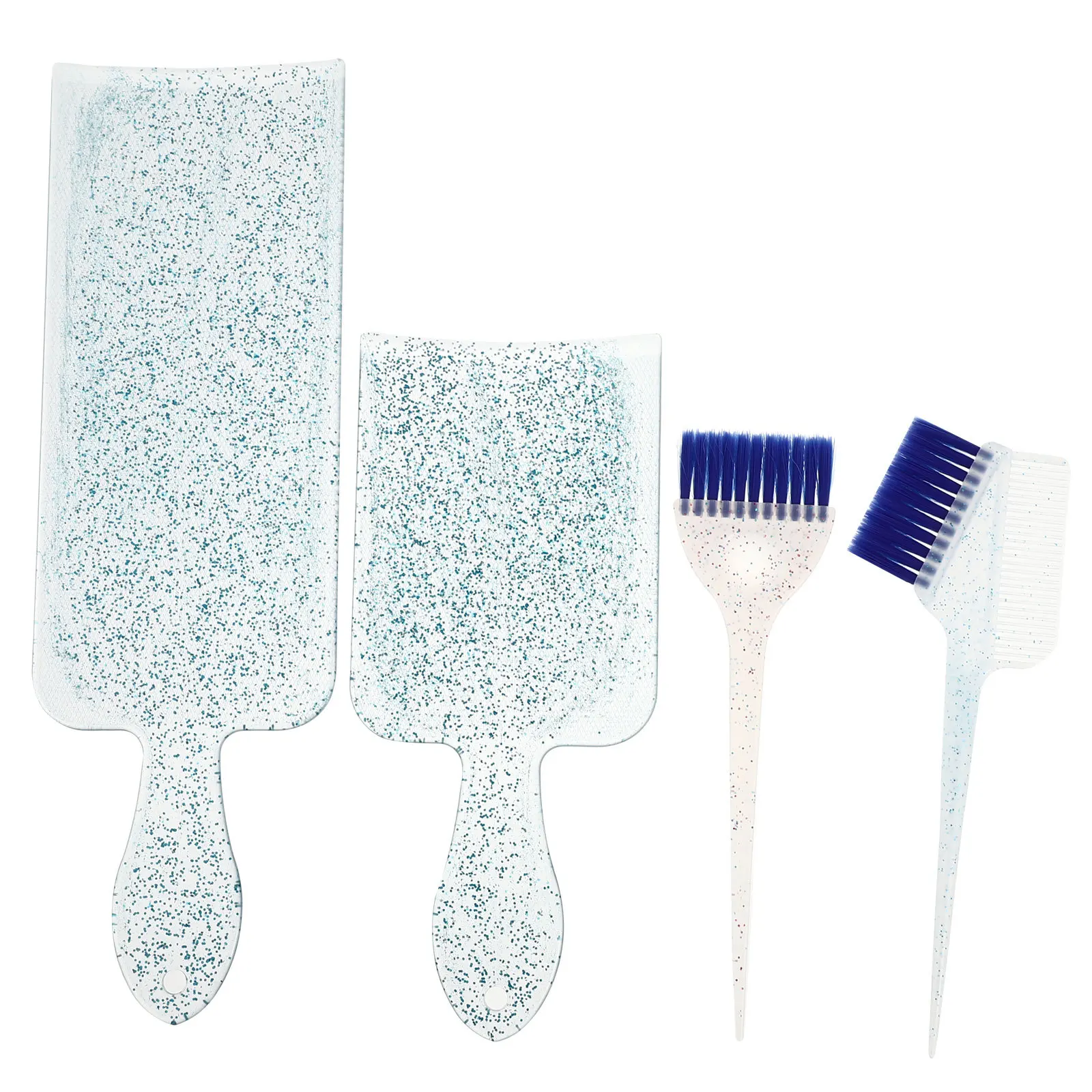 1Set Hair Dyeing Tool Plastic Nylon Material Convenient DIY Special Colors Hair Dye Brush Highlighting Board Oil Dyeing Board - Image 4