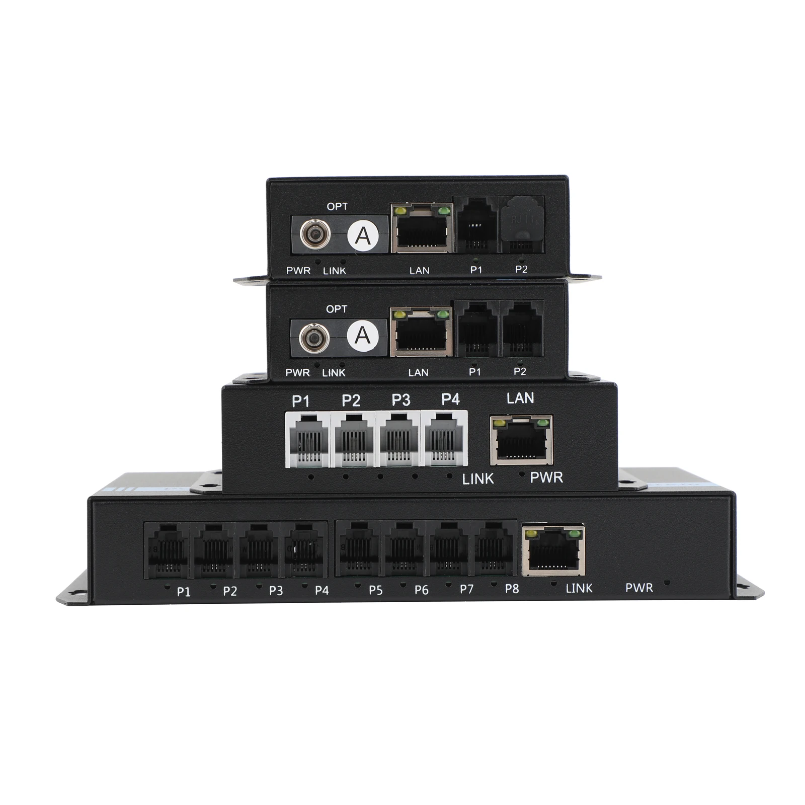 جهاز إرسال واستقبال بصري للهاتف 1/2/4/8-Way SC واجهة PCM محول + منفذ شبكة 100 متر طاقة الولايات المتحدة/الاتحاد الأوروبي لعمليات الاتصالات