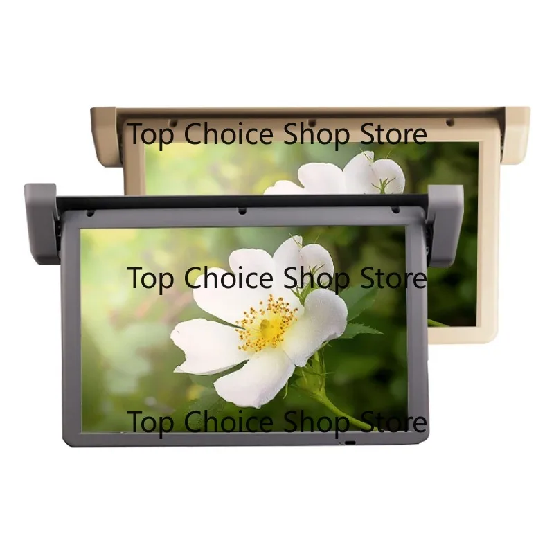 15.6inch Motorized Flip Down Monit-or Bus Coach SD USB HDMl Port Overhead Mounted Universal Flip Down Car Mon-itorcustom