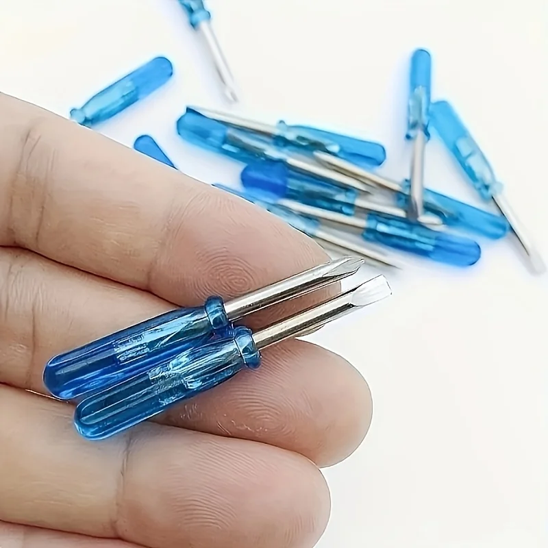 10-teiliges Mini-Schraubendreher-Set, geeignet für die Reparatur von Spielzeug und zum Selbermachen – inklusive 2 Mikro-Flachkopf- und Kreuzschlitzschraubendrehern in Millimetergröße. – Detail 3