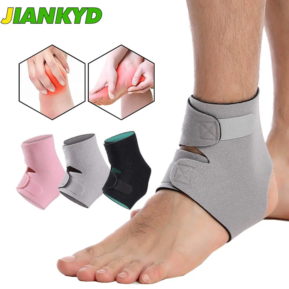 

Adjustable Ankle Brace for Sprained Ankle, Stabilize Ligaments, Prevent Re-Injury, Breathable Ankle Support Wrap for Men/Women