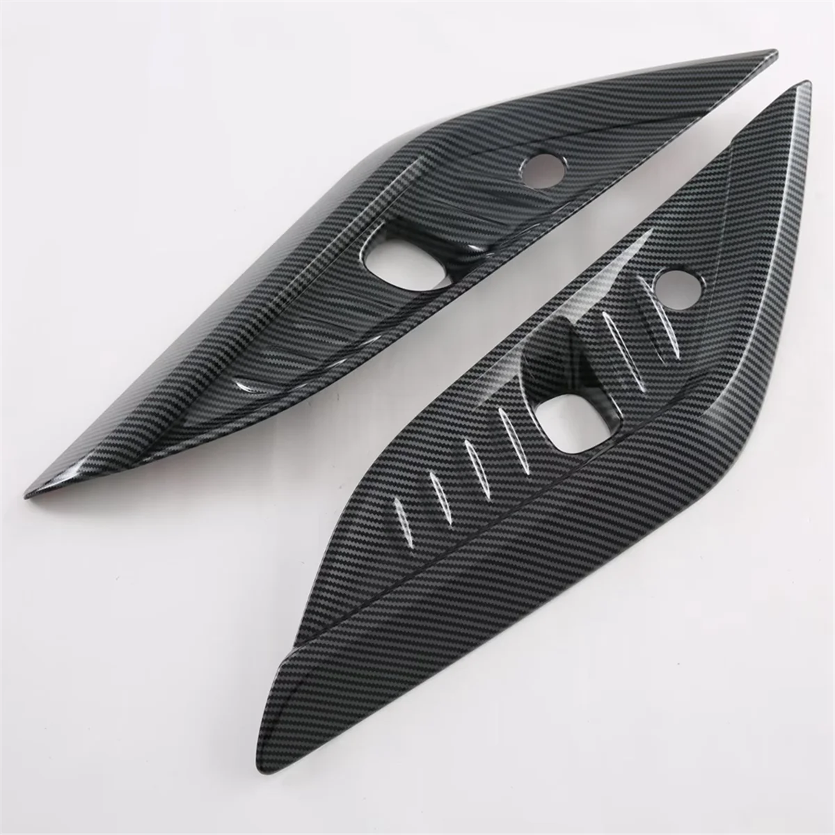 Front Fog Light Lamp Cover Trim for Alphard 2024 Accessories Carbon Fiber