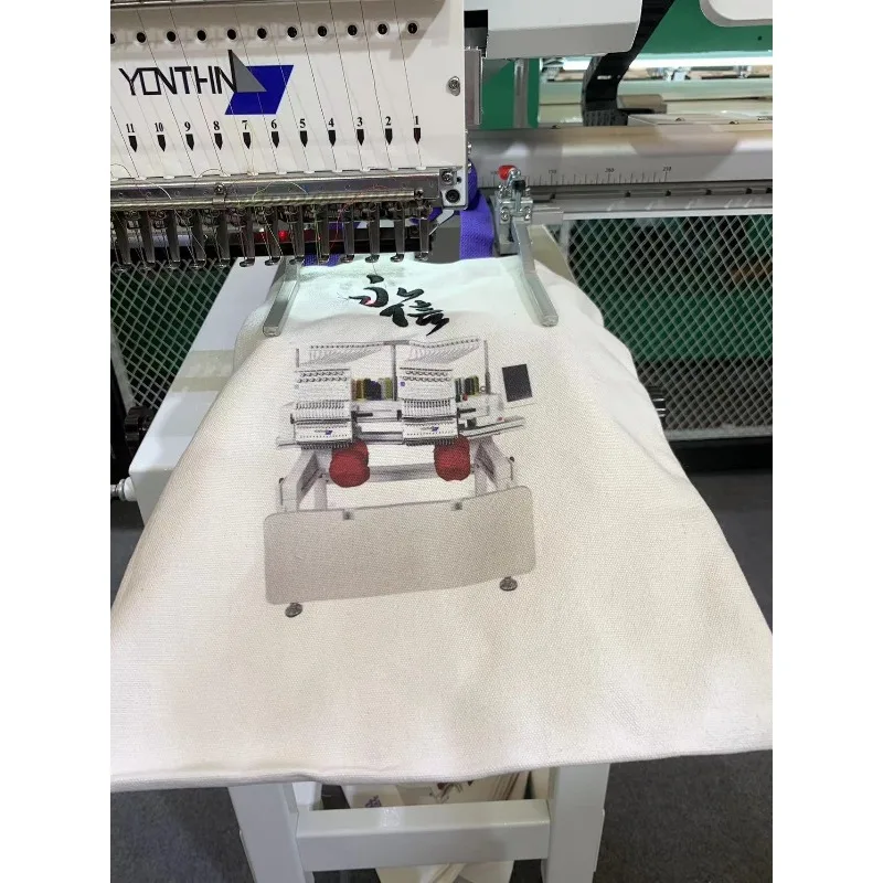 Customized High Quality Single Head Digital Computerized 15 Colors DAHAO Embroidery Machine T Shirt Hat Bag Embroidery Machine