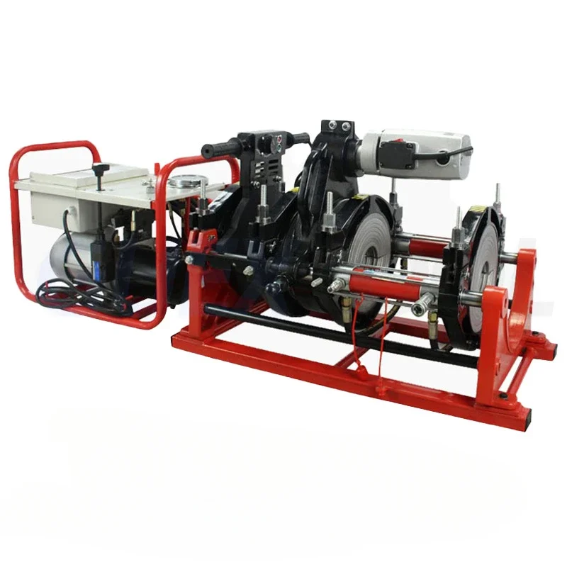 

l # Hydraulic 4 Ring Butt Welding Machine 63-315MM PE Pipe Butt Welding Machine Water Pipe Hot-melt Machine Water Electricity We