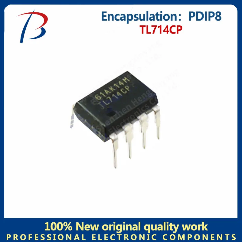 

10pcs TL714CP package PDIP8 single push-pull output high-speed differential comparator chip