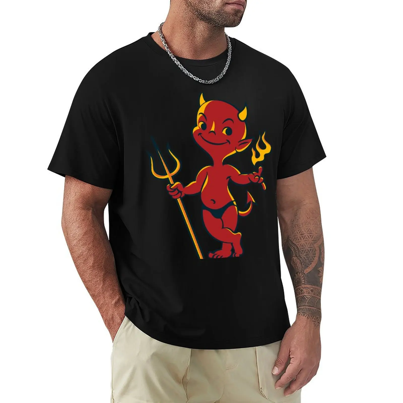 Salty-Dog Impish Lowbrow Little Devil T-Shirt Trend Art Print T-Shirt