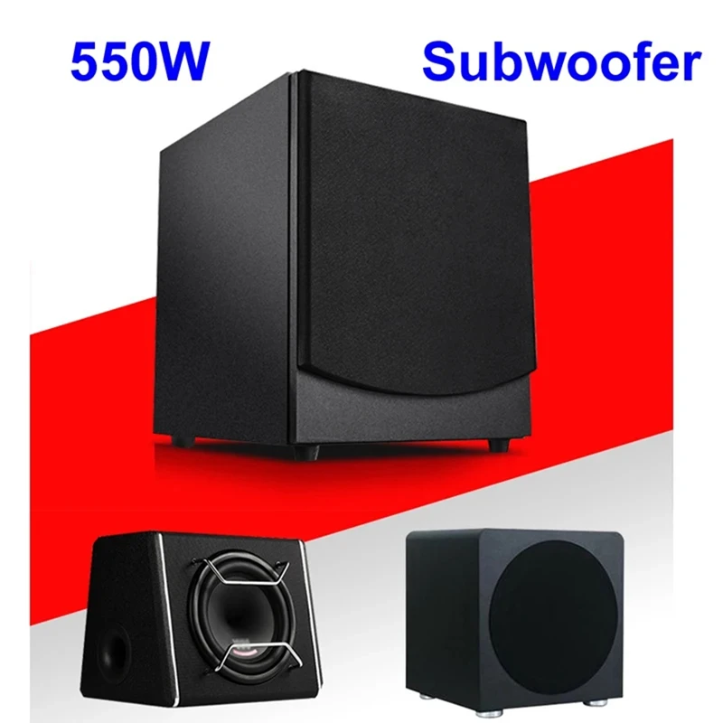 1 Piece 550W Heavy Bass Speaker Frequency Divider 43Hz/45Hz Subwoofer Crossover Filter PCB Hifi DIY Car Audio Crossover Filter