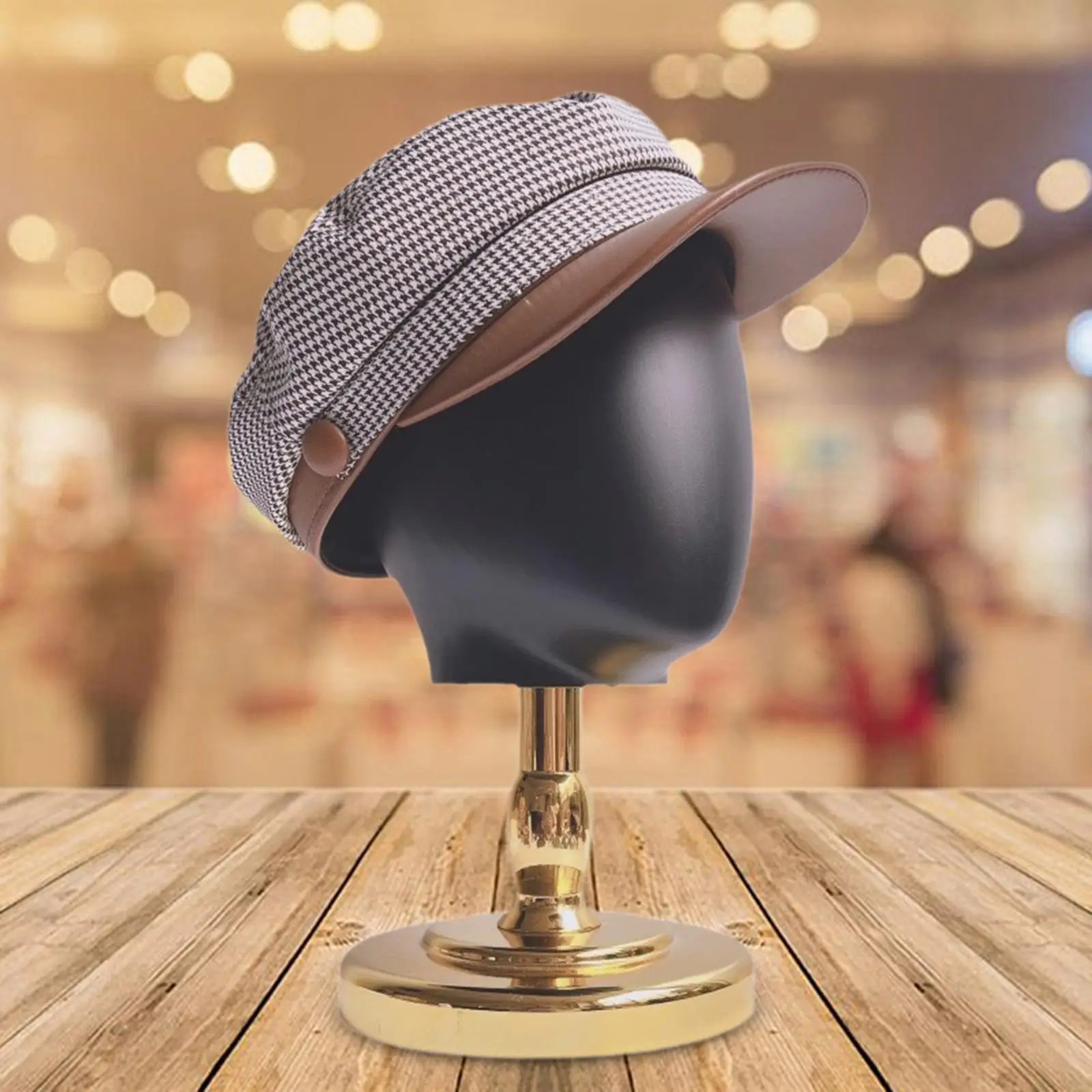 

Wig Stand Display Model Head Tabletop Wig Stand Base for Hat Salon Headphone
