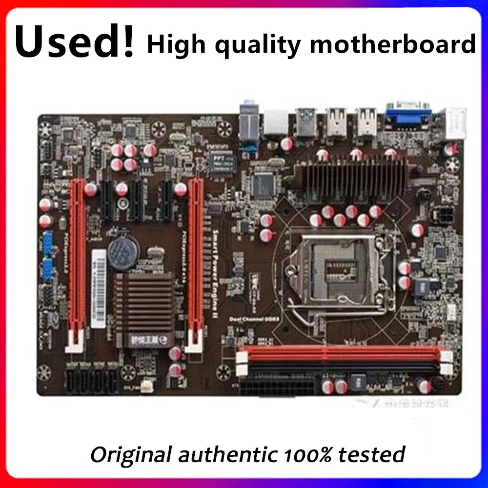 

For Colorful C.P6HK U3 V21 P61A Computer Motherboard LGA 1155 DDR3 For Intel H61 H61M Original Desktop Used Mainboard