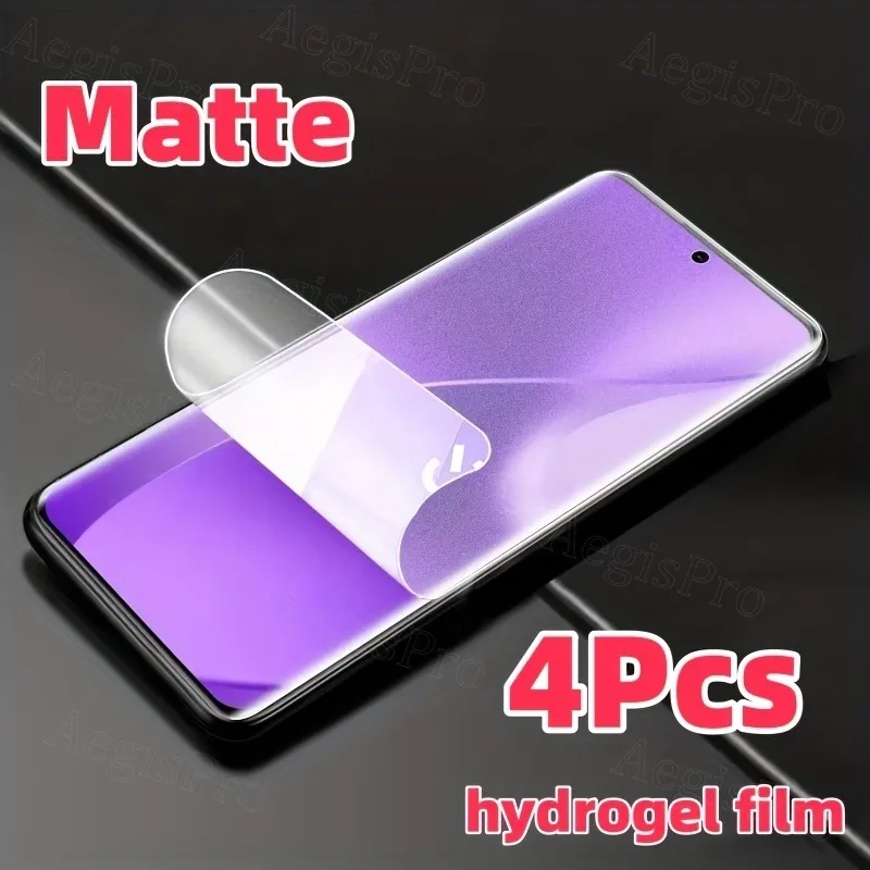 

4 Matte Hydrogel Screen Protector for Realme 15 Pro 15 14Plus 14 Pro Lite 14X 14T 13 Plus 12 Pro Plus 12 Series Screen Protector