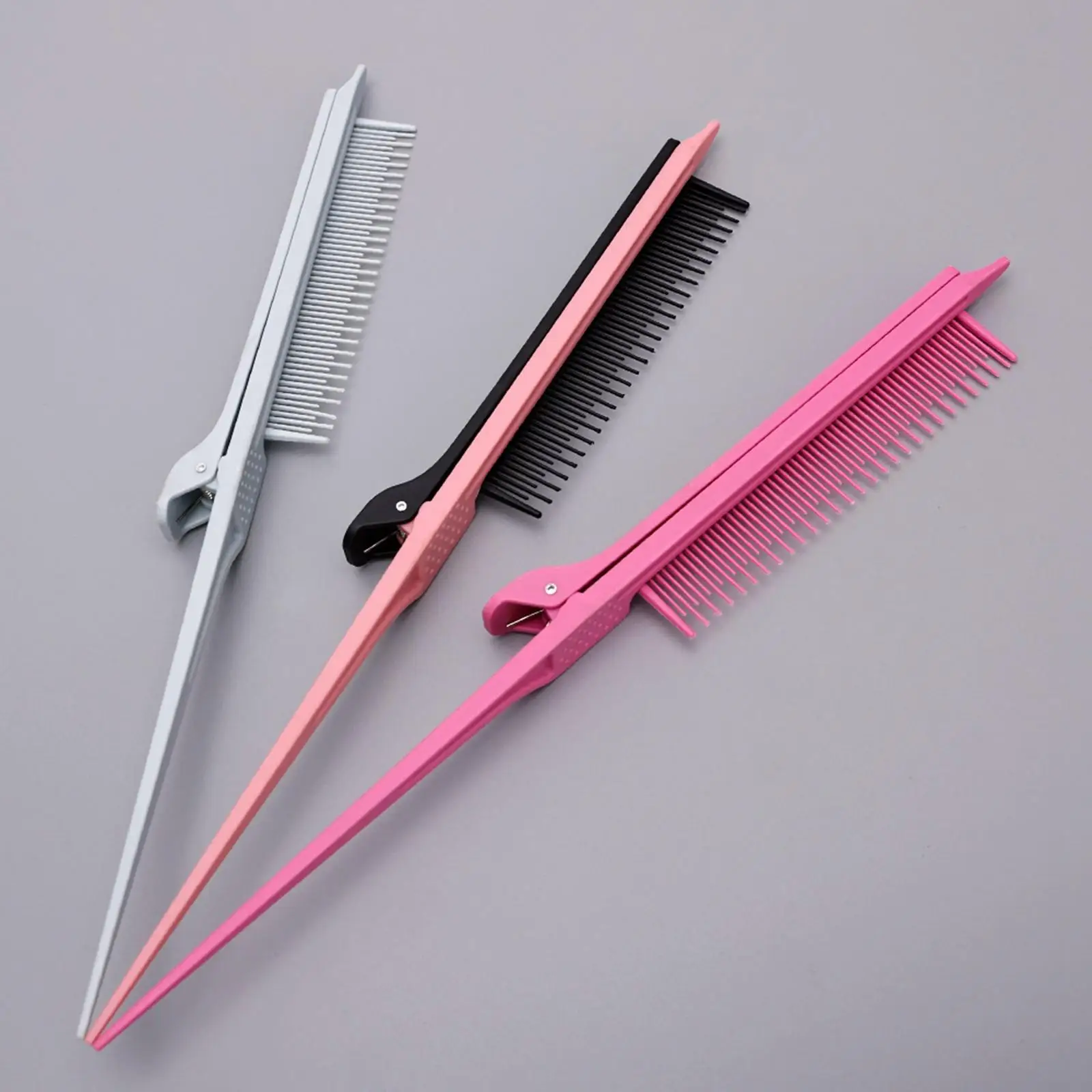 Rat Tail Combs for Hairstylist Professional Sectioning Hair Teasing Comb for Cutting Hairdressing Hair Styling Dyeing Highlights