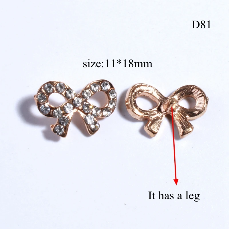 10PCS 11*18MM Newborn Rhinestones Buttons For Wedding Accessories Alloy Crystal Button For Decoration