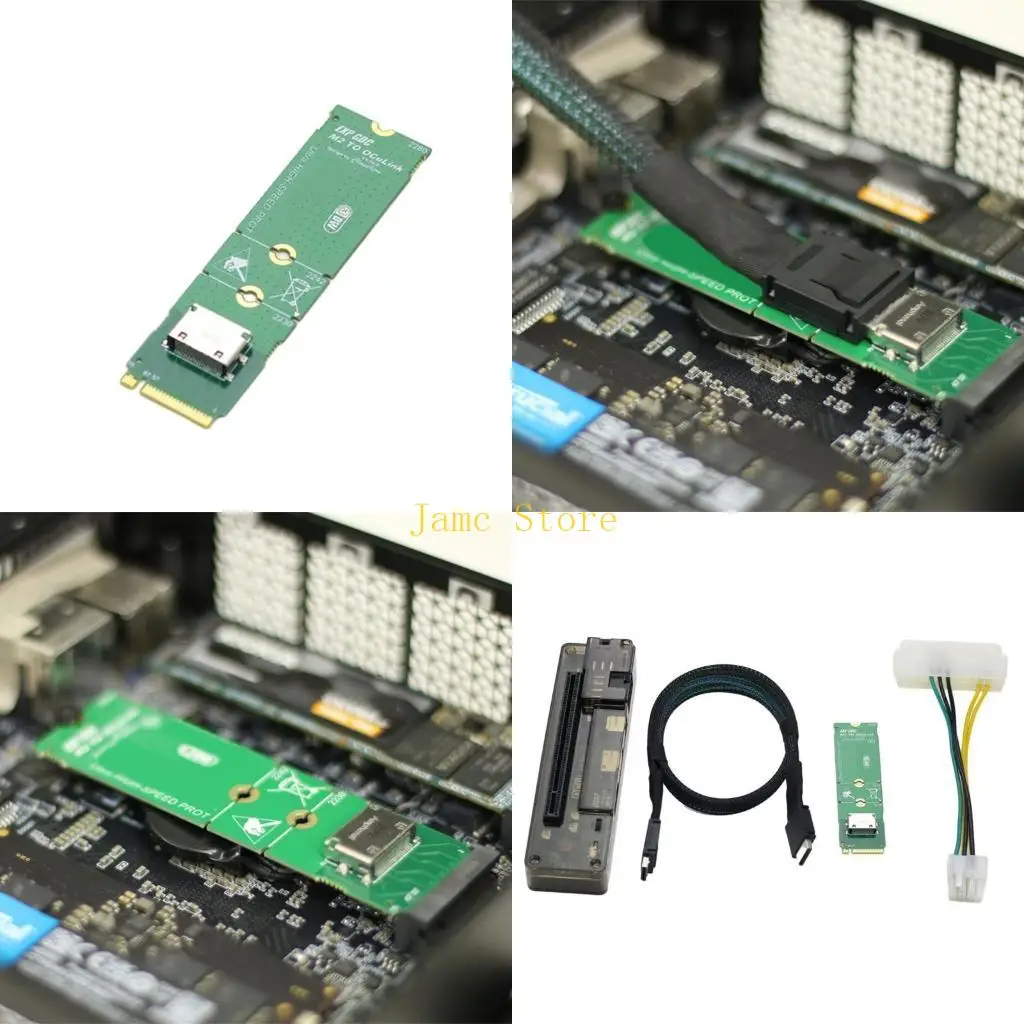 

LX0B High Speed GPU Dock PCIe GDC PC Notebook Laptop to External Graphics Card Adapter M.2 M Expansion Dock