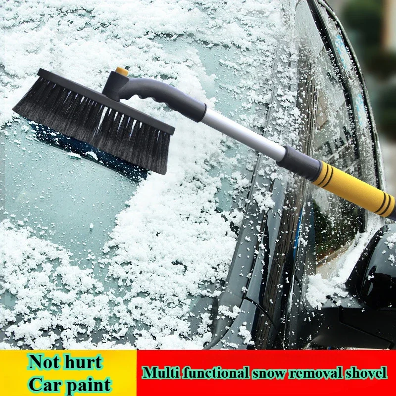 

Car Snow Cleaning Brushes3-in-1 Retractable Car Snow Shovel Ice Scraper Winter Defrosting Snow Removal Cars Cleaning Tools