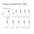 10pcs 10g