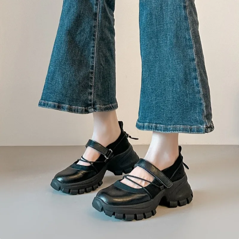 New Retro Ballet Mary Jane Shoes Fashion Soft-soled Brand Women's Sneakers and Casual Shoes Women's Sandals Zapatillas De Mujer view 2