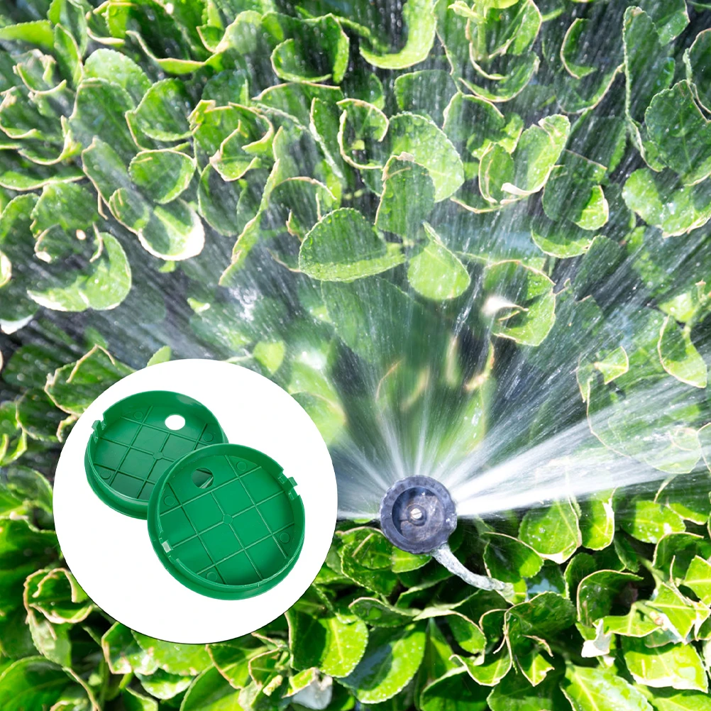 

4 Pcs Valve Box Cover Durable Plastic Light Weight Strong Bearing Irrigation Control Sprinkler System Garden Outdoor Accessory