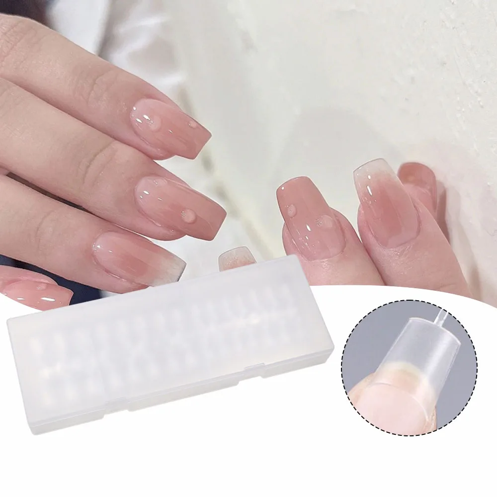 

Seamless Frosted Nail Patch With Trapezoidal/Oval Personalized DIY Nail Patch For Nails Salon