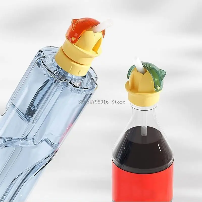 Cup Lid Sippys Cap Straw Cover for Toddlers Drinking Water Bottle Turn Cap Baby Detachable Straw Lids