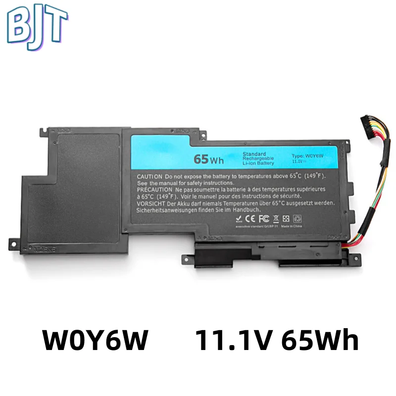 11.1V 65Wh Rechargeable WOY6W W0Y6W Laptop Battery For Dell XPS 15-L521X 15-3828 Series 9F233 WOY6W 3NPC0 09F233 09F2JJ New