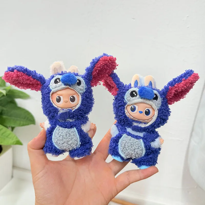 

For Labubu 4.0 Doll Clothes Stitch Cute Set Accessories Hanging Accessories LabubuV4 Birthday Children's Toy Gift