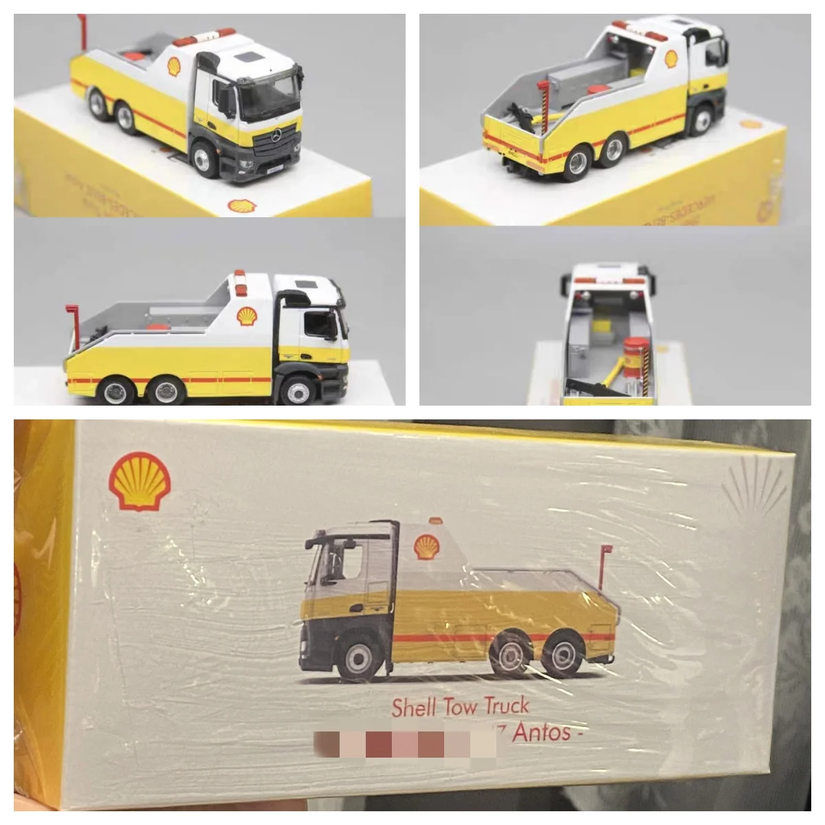 Tiny 1:76 Shell Tow Truck MB Antos Hong Kong Diecast Model Car Collection Limited Edition Hobby Toys