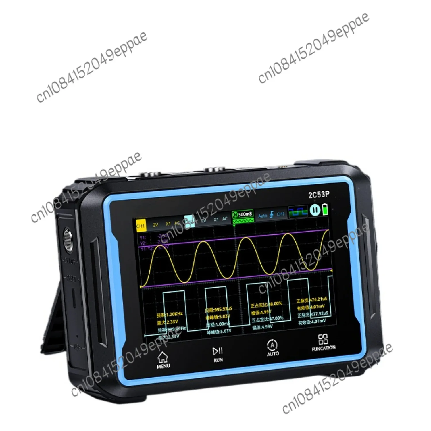 2c53p Dual-Channel Flat Digital Oscilloscope Four Bit and a Half Multimeter Signal Generator Three-in-One