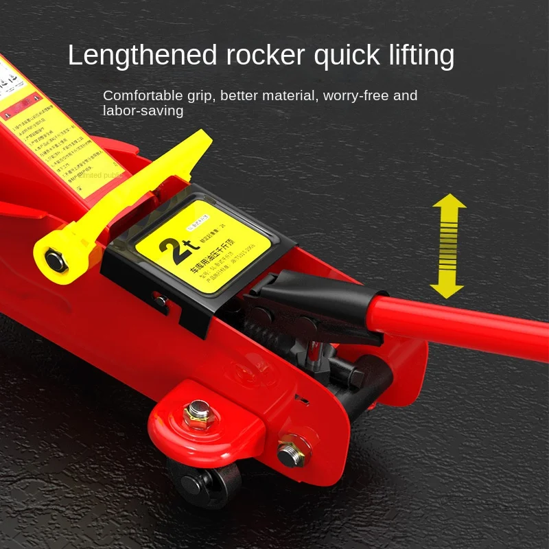 Horizontal jack 2 ton car jack car with off-road vehicle SUV hydraulic gold top 3t tire changing tool