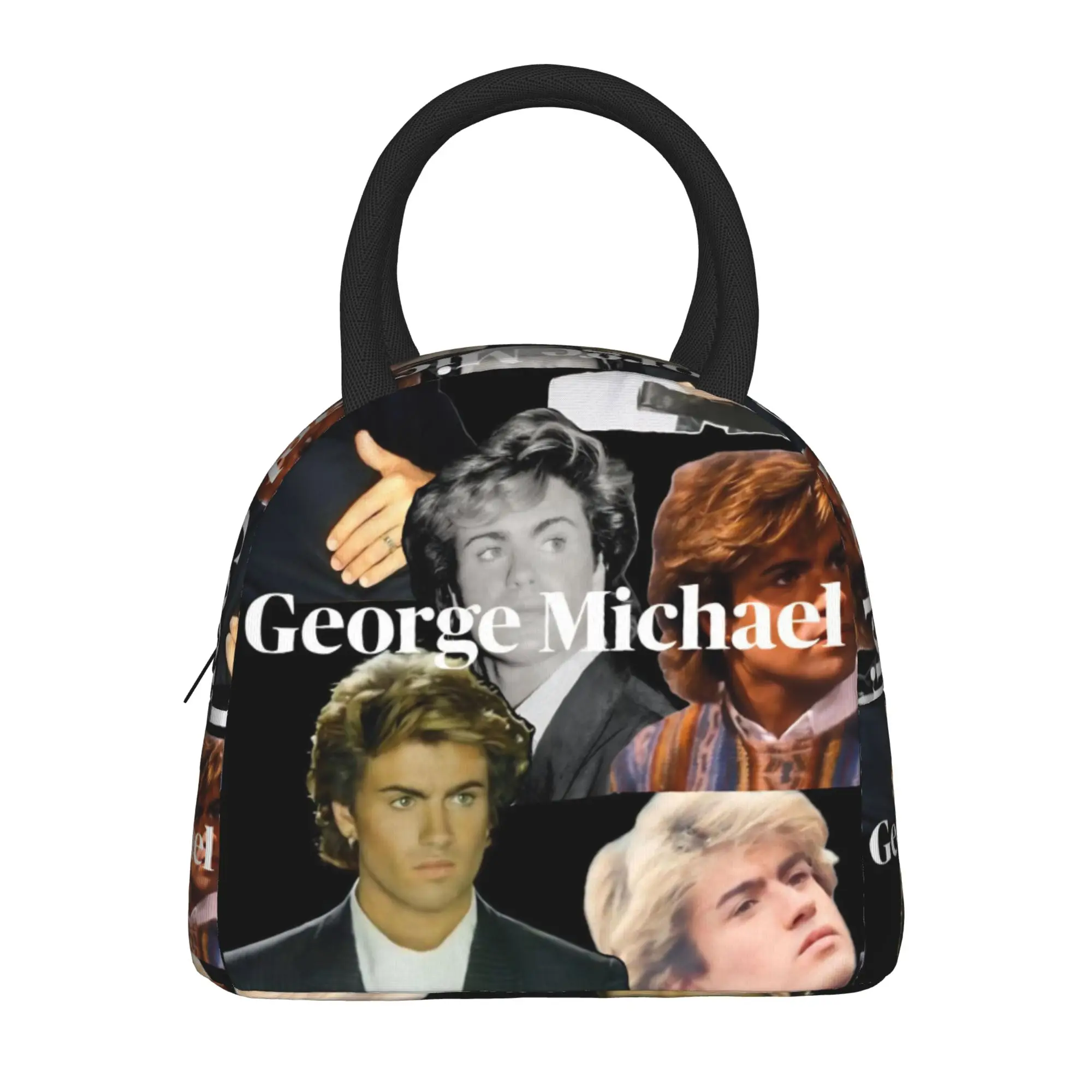 Lunch Box George Michael Cool Singer Accessories  Lunch Food Box Y2K Cooler Thermal Lunch Box For Travel