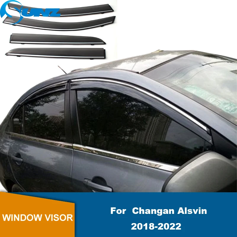 

Side Window Deflector For Changan Alsvin 2018 2019 2020 2021 2022 Window Visor Vent Shade Sun Rain Deflector Guard Weathershield