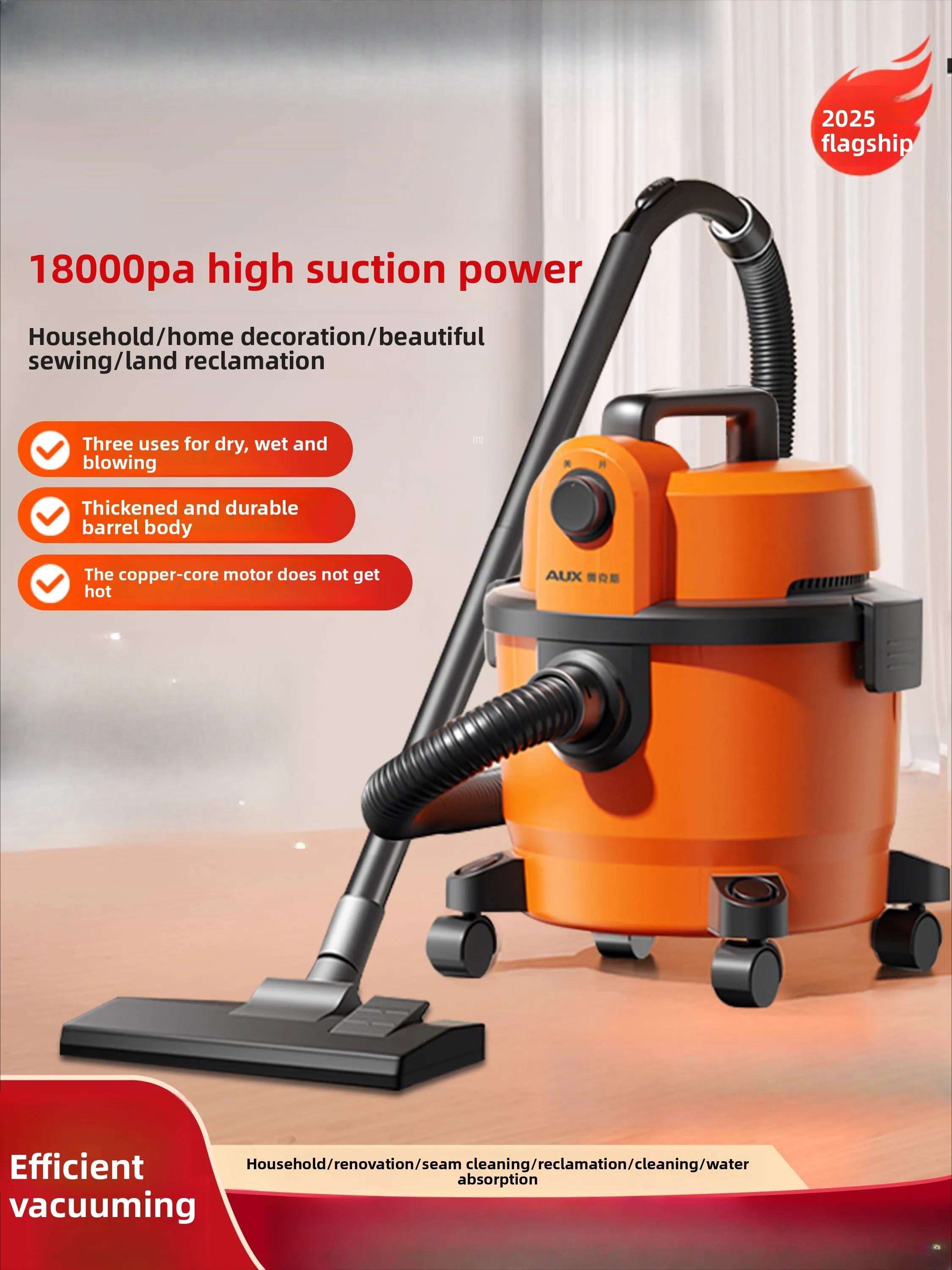 Hochleistungsstaubsauger für den Heimgebrauch, den industriellen Einsatz, die Fliesenverflege und die allgemeine Reinigung.