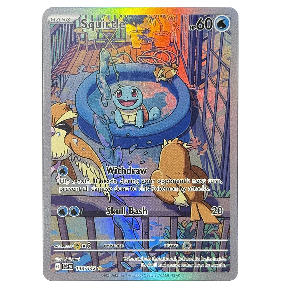 بطاقات PTCG Proxy Bulbasaur Squirtle Shining Mew Rayquaza Dialga Hydrapple Espeon Mewtwo-GX Rayquaza Umbreon SUM TCG بطاقة ذاتية الصنع