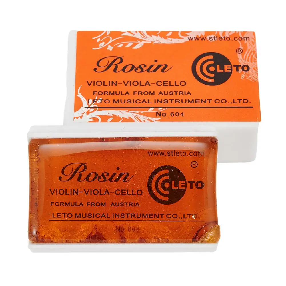 

1Pc Violin Low Dust Gum-rosin 604 High Purity Colophony For Viola/Violin/Cello/Erhu Bow Strings Musical Instruments Accessories