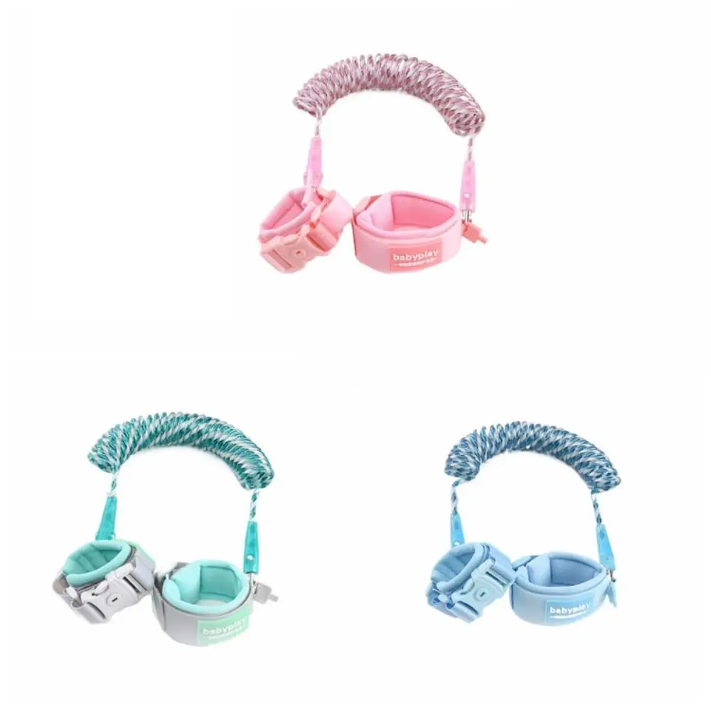 Elastic Baby Link Traction Rope Bracelet Reflection Children Safety Harness Key Lock Loss prevention Anti-lost Wrist Link Band