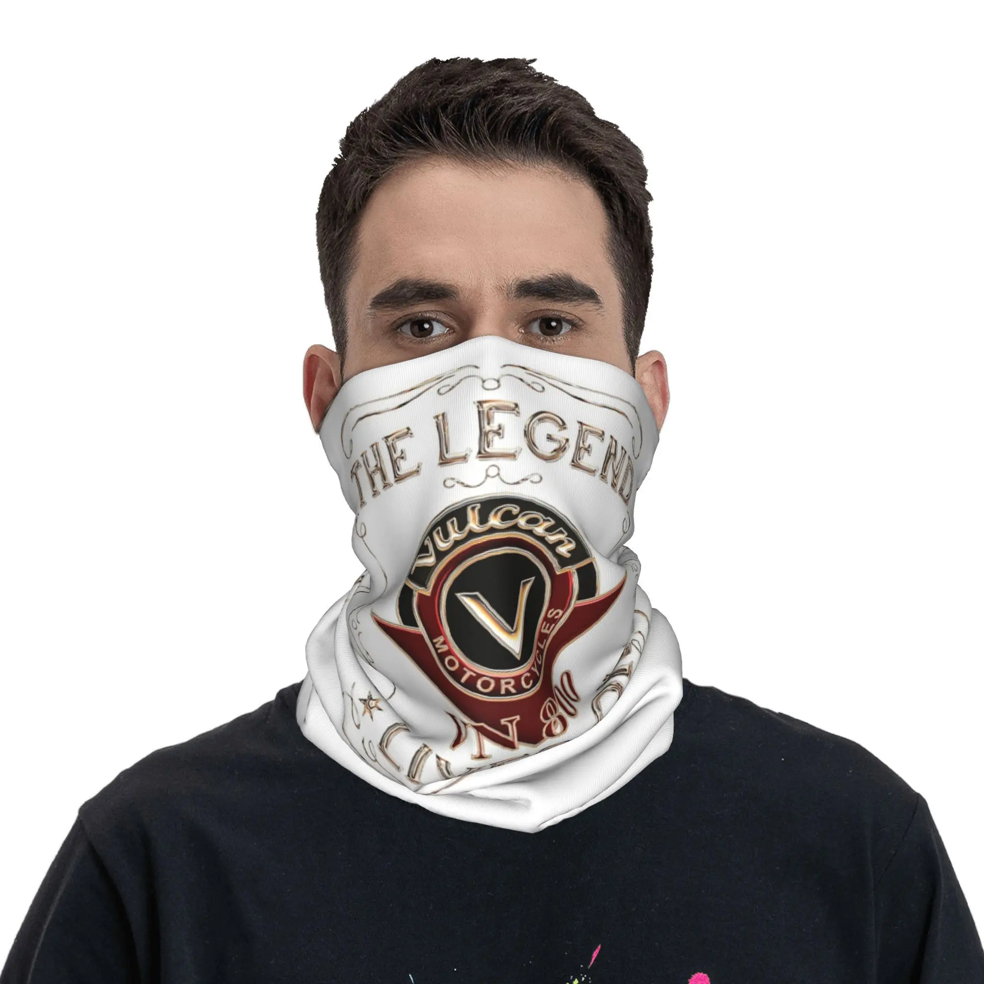 فولكان VN 800 دراجة نارية الأسطورة يعيش على باندانا غطاء الرقبة المطبوعة التفاف وشاح بالاكلافا الرياضة في الهواء الطلق للرجال النساء الكبار #3