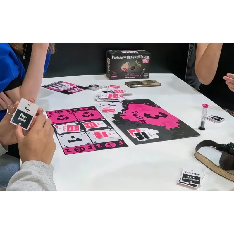 Poesía para Neanderthals NSFW Fiesta de adultos Un juego de palabras Dónde tarjetas divertidas Juegos de mesa U debe decir palabras ruidosas o se golpean con palo