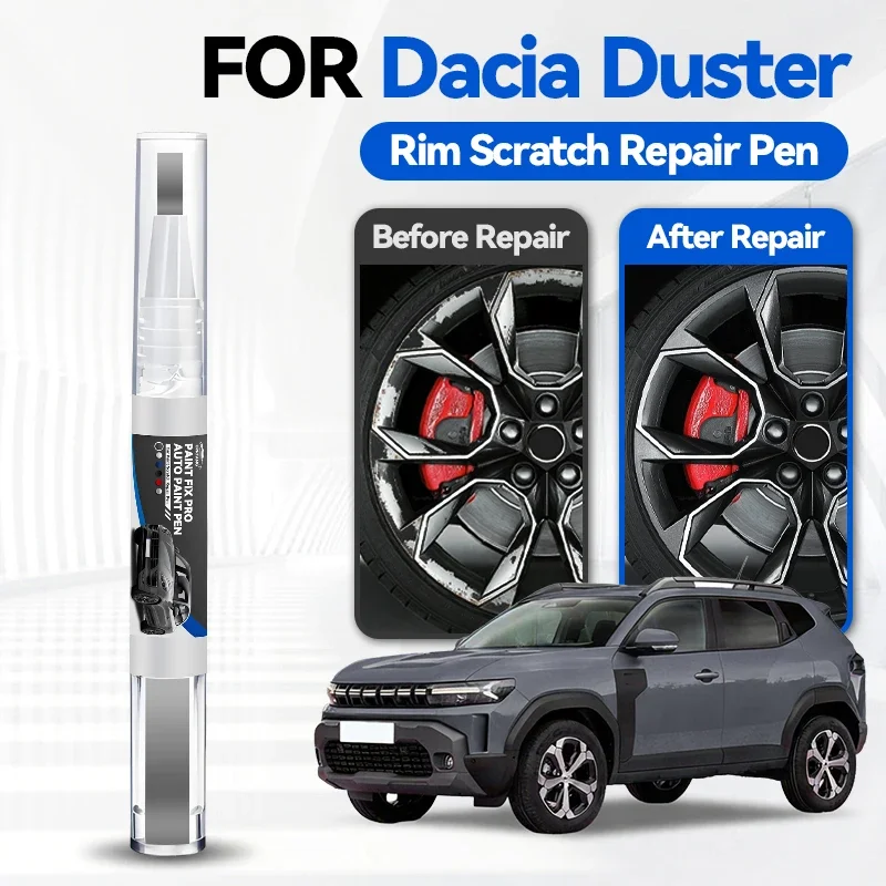 

Ручка-корректор для ремонта лакокрасочного покрытия автомобиля Dacia Duster 2010-2025: аксессуары для устранения царапин, цвета: черный B20, оранжевый, красный, синий, серебристый